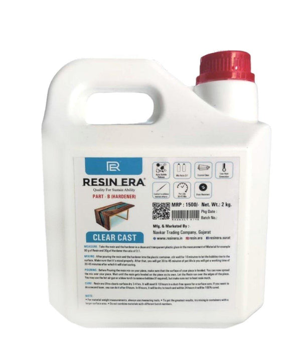 RESIN ERA CLEAR CAST EPOXY RESIN & HARDNER 3:1 _ 8 KG - Arteanu By Anushka