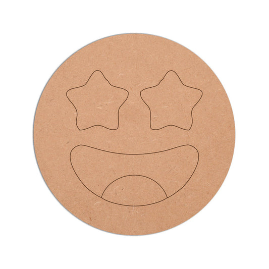 MDF Star Fridge Magnet