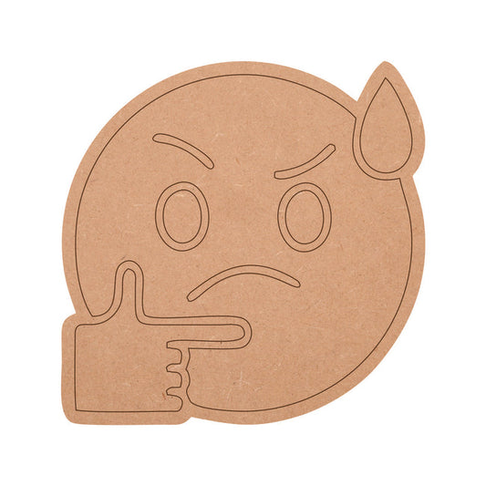 MDF Thinking Fridge Magnet