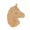 Unicorn Shape MDF Fridge Magnets Base - Arteanu By Anushka