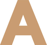 Alphabet Monogram Nameplate MDF Design 1 - Arteanu By Anushka