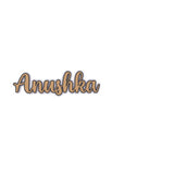 Alphabet Monogram Nameplate MDF Design 1 - Arteanu By Anushka