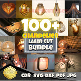 Chandelier Laser Cut | Hangin Lamp Laser Files | Chandelier Mega Laser Cut Bundle - Arteanu By Anushka