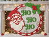Ho Ho Ho Santa Claus Christmas Decorative Door Sign