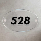 Ovalica - House Number Sign - Arteanu By Anushka